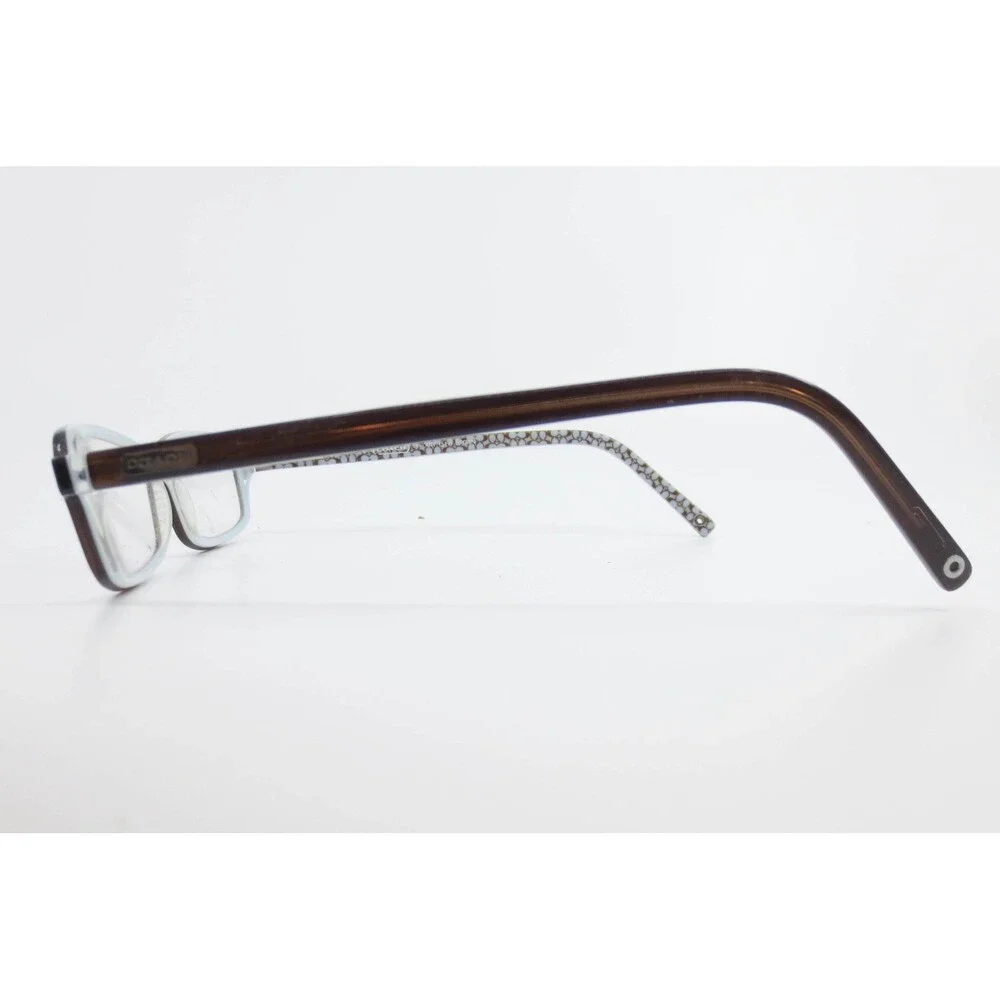 Coach Hilary 517 Eyeglasses Brown Blue Oval Frame Glasses 49-17-135 35567